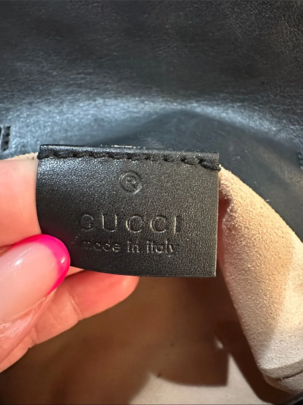 Gucci Black Quilted Leather Crossbody with Gold GG